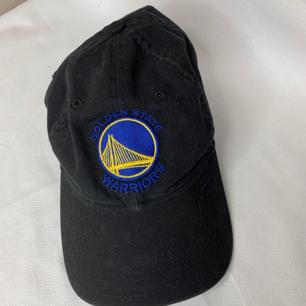 Warriors black dad hat